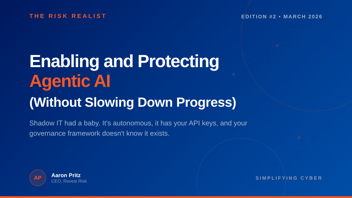Enabling and protecting agents AI without slowing down progress 