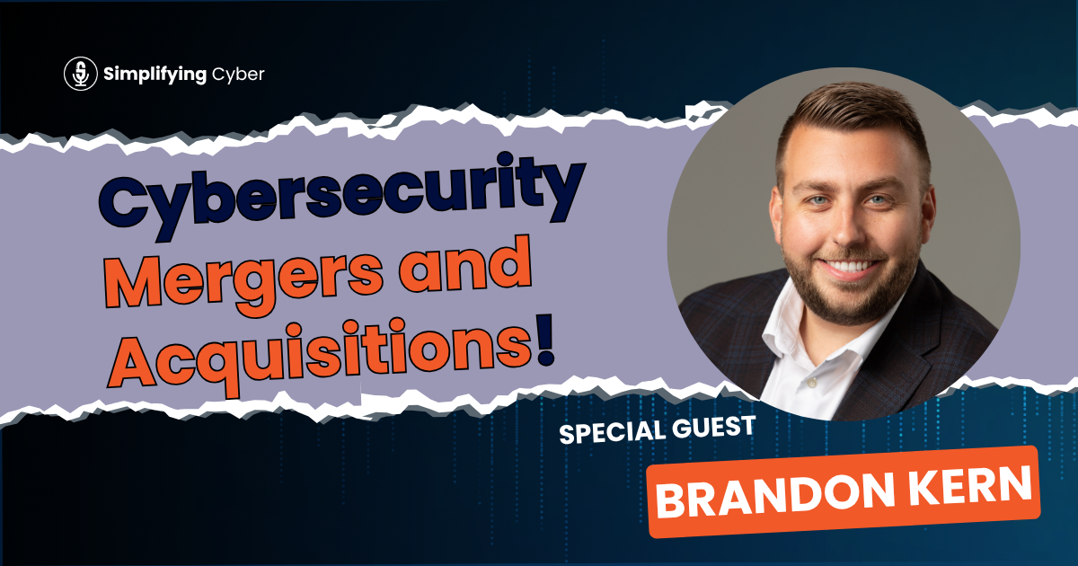 A headshot of guest Brandon Kern is pictured against a purple background